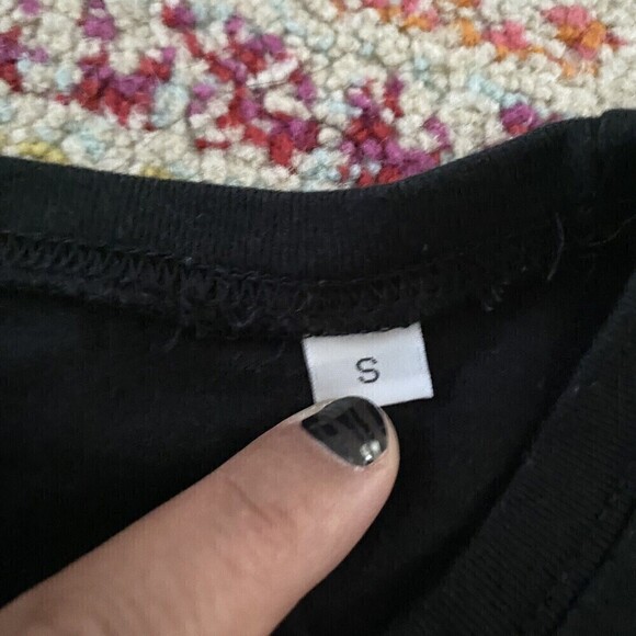 Peloton Century 100 Cycling Biking T Shirt Size Small Black Athletic Gym Spin - Picture 3 of 8